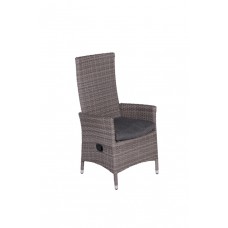 Mexico verstelbare fauteuil   organic grey 2-half/ antraciet